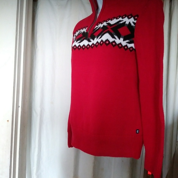 CHAPS Ralph Lauren red sweater w L 14-16 - Picture 2 of 8